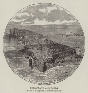 Helgoland i Sandy (grawerowanie) autorstwa English School