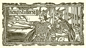 Hengist i Horsa autorstwa English School