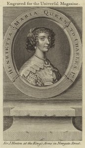 Henrietta Maria, królowa Karola I autorstwa English School