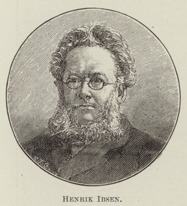 Henrik Ibsen (Grawerowanie) autorstwa English School