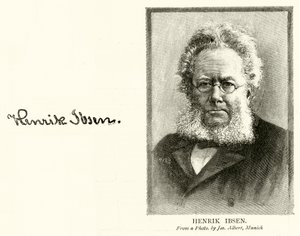 Henrik Ibsen (Grawerowanie) autorstwa English School