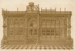 Henry 7th Chapel, Westminster Abbey, Londyn autorstwa English School