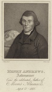 Henry Andrews, astronom i słynny autor Moores Almanack (1744?1820) autorstwa English School