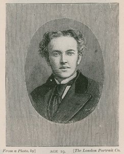 Henry Arthur Jones, dramaturg, lat 19 autorstwa English School