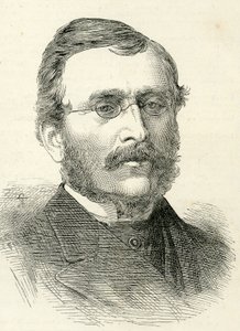 Henry Brittan Willis (1810-84) z The Illustrated London News luty 1884 autorstwa English School