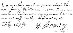 Henry Coventry autorstwa English School