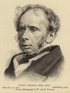 Henry George, Earl Grey (Grawerowanie) autorstwa English School
