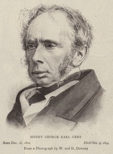 Henry George Earl Grey (Grawerowanie) autorstwa English School