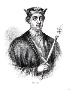 Henryk II (1133-89) (rycina) (zdjęcie Bundu) autorstwa English School