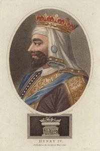 Henryk IV, król Anglii (kolorowe grawerowanie) autorstwa English School