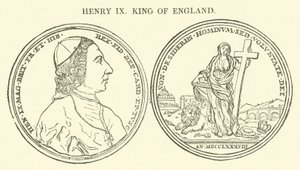 Henryk IX, król Anglii (grafika) autorstwa English School