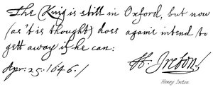 Henryk Ireton autorstwa English School