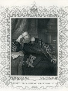 Henry Percy, 9. hrabia Northumberland (1564-1632) autorstwa English School