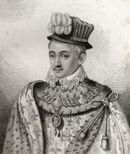 Henry Stewart, sztychowany przez Riversa, ilustracja z „Katalogu autorów królewskich i szlacheckich, tom V”, wydanego w 1806 r. autorstwa English School