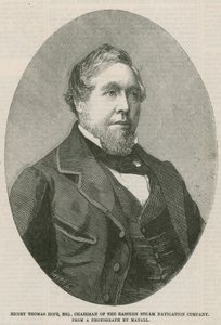 Henry Thomas Hope, prezes Eastern Steam Navigation Company autorstwa English School