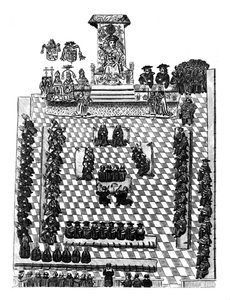 Henryk VIII w parlamencie autorstwa English School