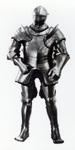Zbroja polowa i przechylna Henryka VIII, 1540 (metalowa) autorstwa English School