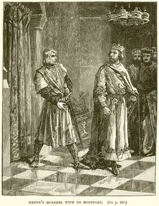 Henrys Kłótnia z De Montfort autorstwa English School