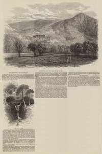 Jej Wysokość w Balmoral (grafika) autorstwa English School