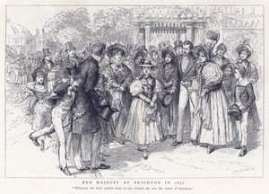Jej Wysokość w Brighton w 1832 r. autorstwa English School