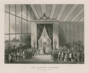 Buduar Jej Królewskiej Mości na Wielkiej Wystawie w 1851 r. autorstwa English School