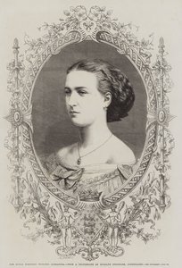 Jej Królewska Wysokość Księżniczka Alexandra (grafika) autorstwa English School
