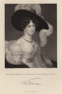 Jej Królewska Wysokość Victoria Mary Louisa autorstwa English School