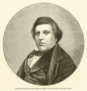 Herbert Ingram, założyciel Illustrated London News (grafika) autorstwa English School