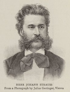 Herr Johann Strauss (grafika) autorstwa English School