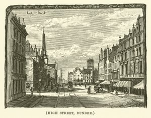 High Street, Dundee (grawerunek) autorstwa English School