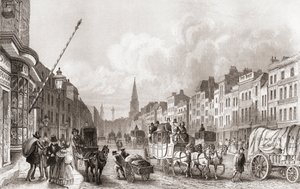 High Street, Whitechapel, Londyn, Anglia autorstwa English School