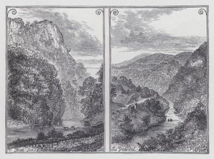 High Tor, Derwent (grawerowanie) autorstwa English School