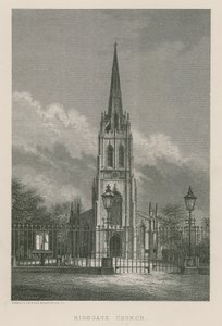 Kościół Highgate, Londyn autorstwa English School