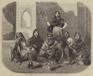 Hindoo samice (grawerowanie) autorstwa English School