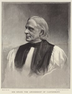 Jego Miłość Arcybiskup Canterbury (rycina) autorstwa English School
