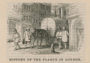 Historia zarazy w Londynie autorstwa English School