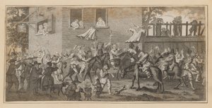 Hockley in the Hole, Clerkenwell, Londyn autorstwa English School
