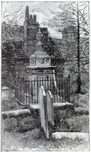 Grobowiec Hogartha w Chiswick Churchyard autorstwa English School