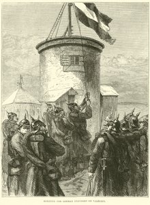 Podnoszenie niemieckiej normy na Valerien, marzec 1871 autorstwa English School