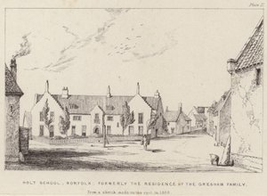 Szkoła Holt, dawniej rezydencja rodziny Gresham autorstwa English School