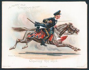 Kartka świąteczna Horse Marines autorstwa English School