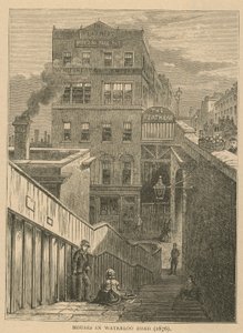 Domy przy Waterloo Road, 1876 autorstwa English School