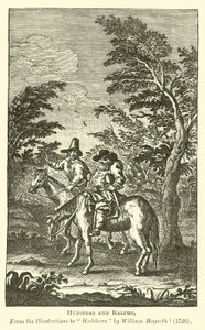 Hudibras i Ralpho autorstwa English School