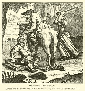 Hudibras i Trulla autorstwa English School