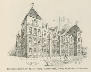 Hugh Myddelton Board School autorstwa English School
