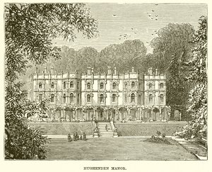 Dwór Hughenden autorstwa English School