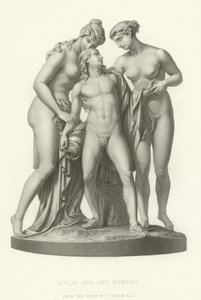 Hylas i nimfy autorstwa English School