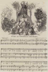 Hymn Uniwersalnej Harmonii (rycina) autorstwa English School