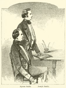 Hyrum Smith, Józef Smith (rycina) autorstwa English School