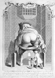 Kult bożka lub droga do uprzywilejowania, 1740 autorstwa English School